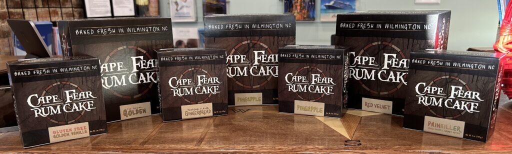 Variety of Cape Fear Rum Cakes